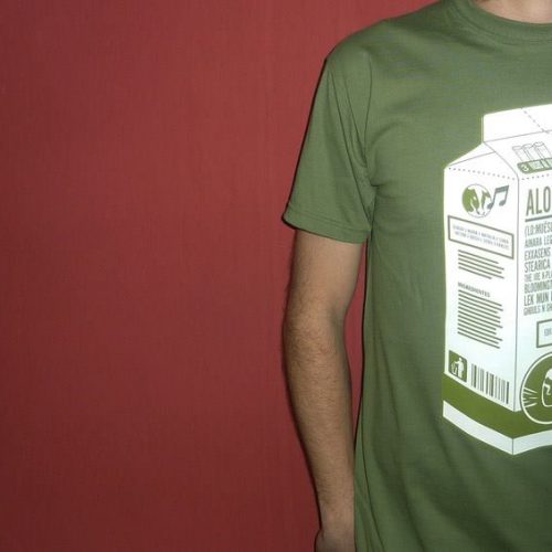 Aloud Music – T-Shirt “Tetrabrick” Verde