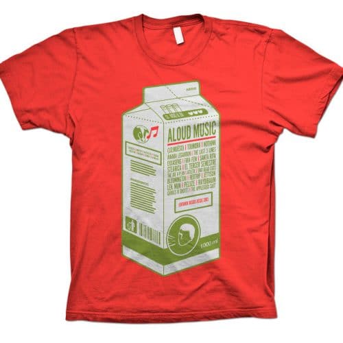 Aloud Music - T-Shirt "Tetrabrick" Chica - Roja
