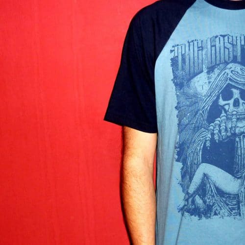 The Last 3 Lines - T-Shirt "Calavera" Azul